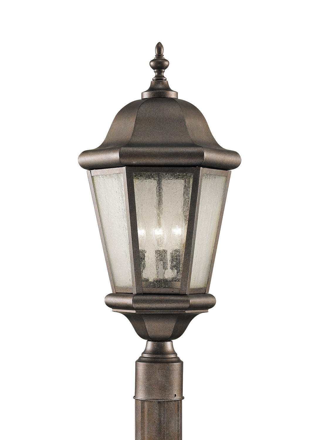 Lanterne sur poteau extérieure 3 lumières | Martinsville