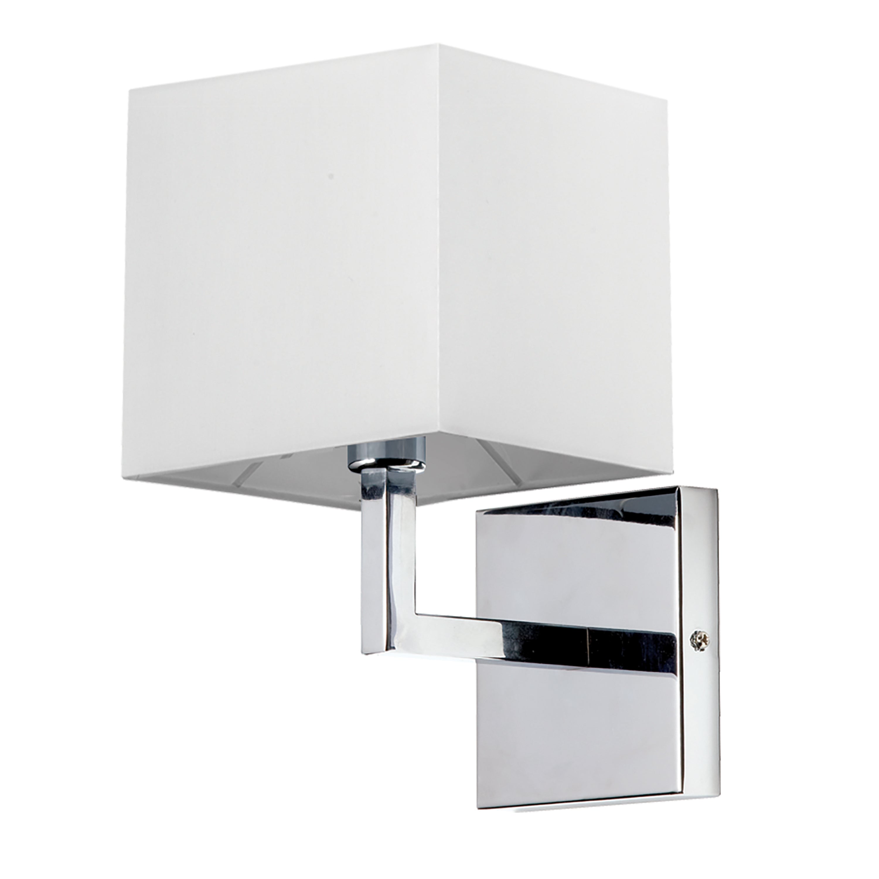 LUCAS Wall sconce Chrome - 77-1W-PC-WH | DAINOLITE