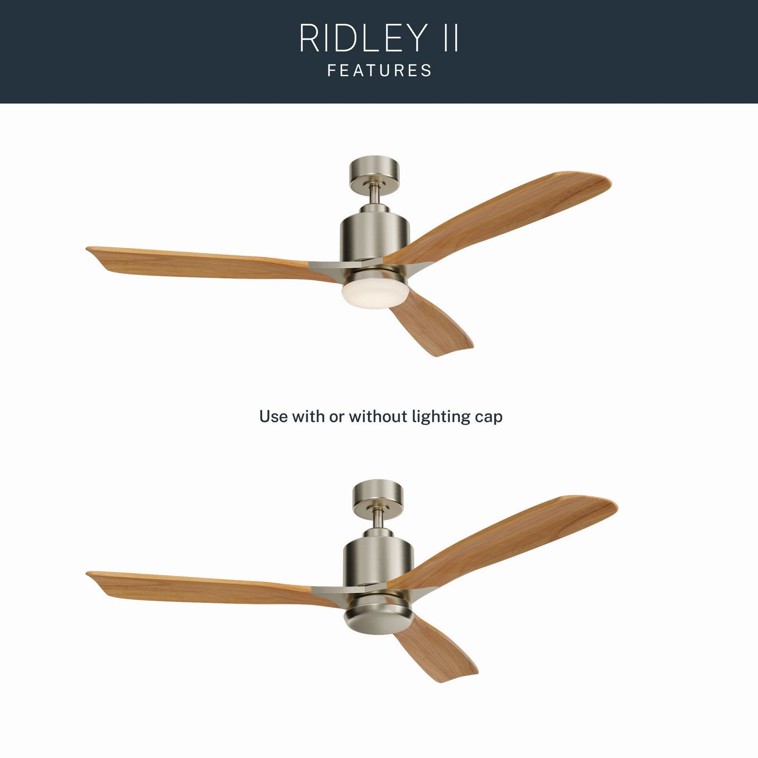 Ventilateur de plafond 52 po | Ridley II