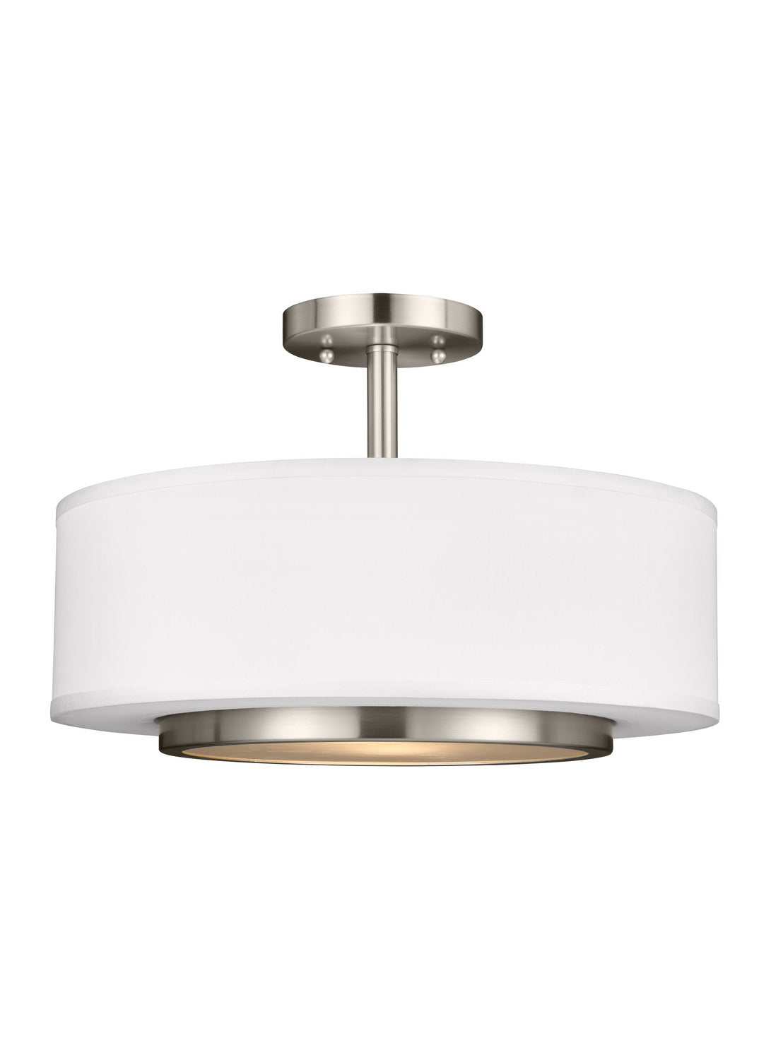 Semi-Flush Convertible Pendant 2 lumières | Nance