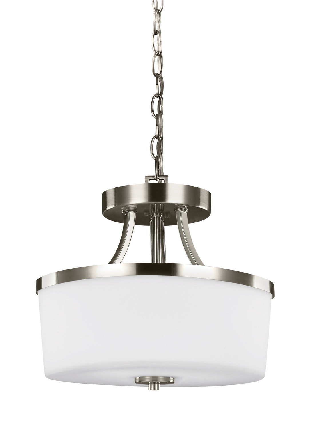 Semi-Flush Convertible Pendant 2 lumières | Hettinger