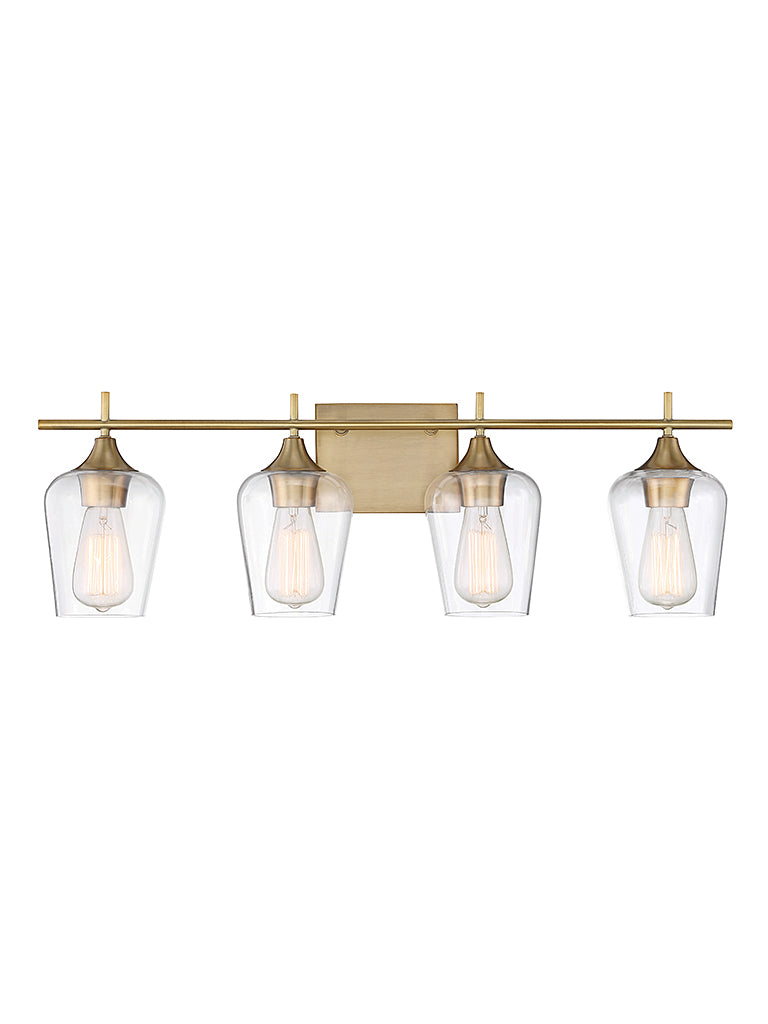 Barre de salle de bain 4 lumières | Octave