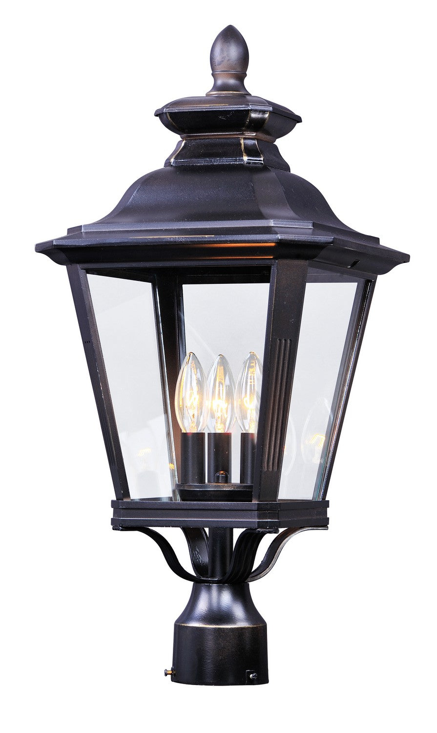 Maxim - Lanterne sur poteau extérieure 3 lumières | Knoxville - 1131CLBZ