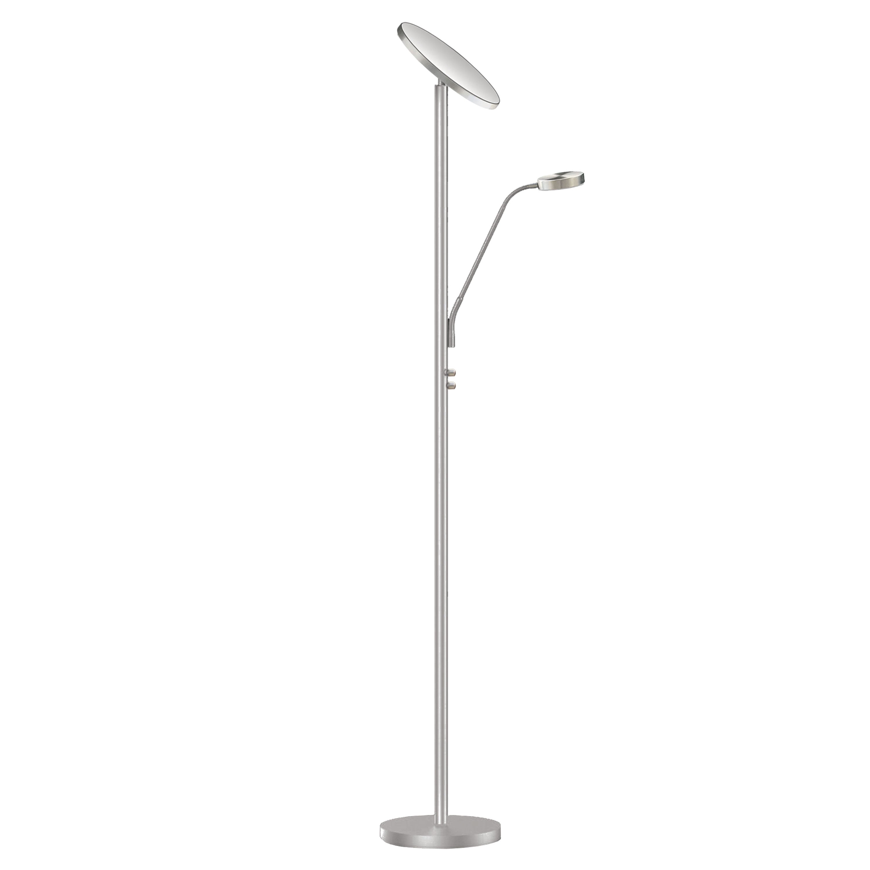 Lampe sur pied Chrome DEL INTÉGRÉ - 801LEDF-SN | DAINOLITE