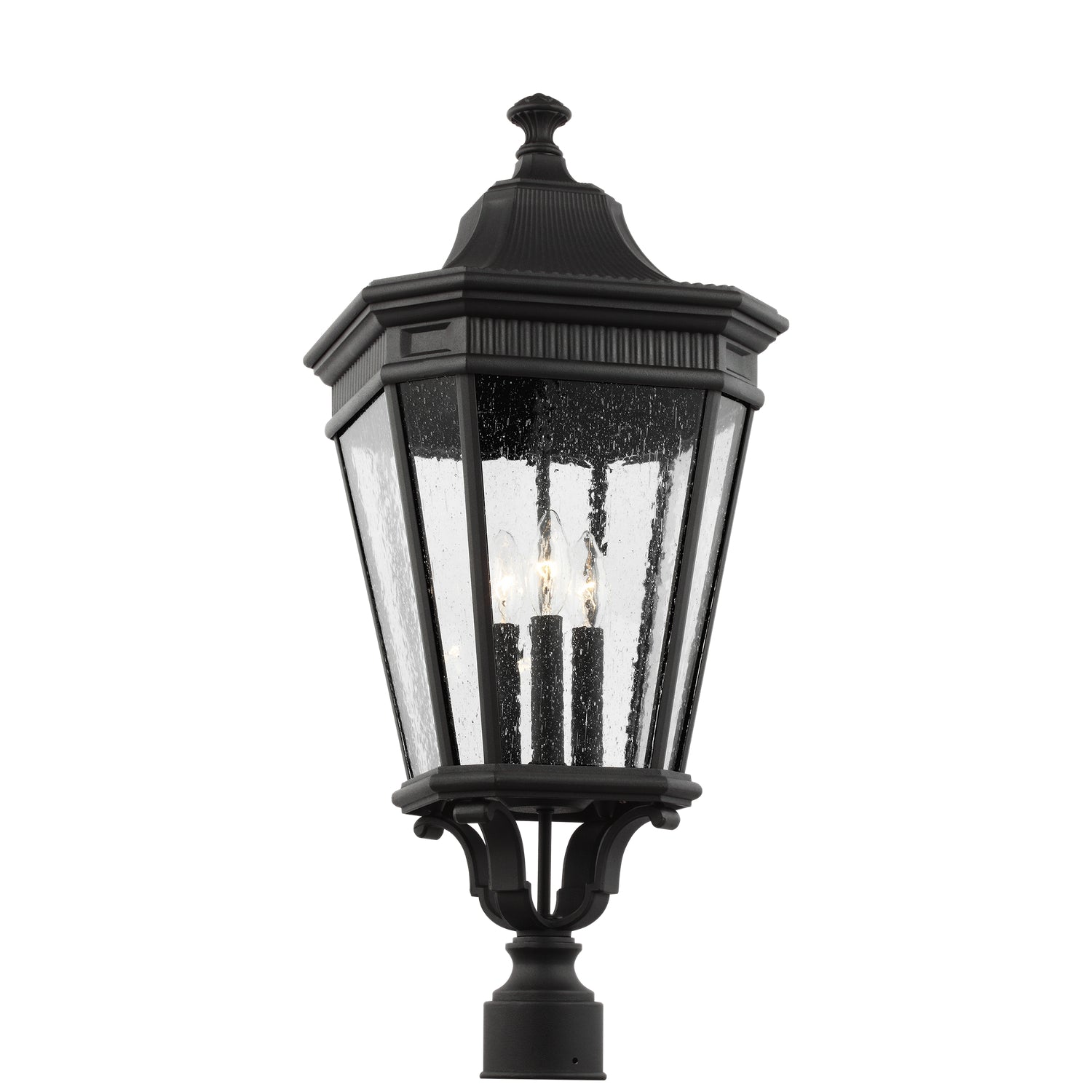 Lanterne sur poteau extérieure 3 lumières | Cotswold Lane