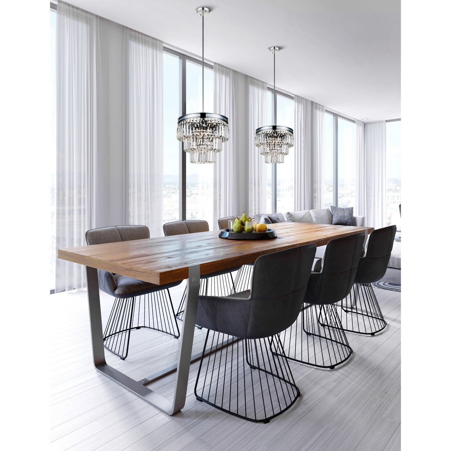 Lustre 5 lumières | Weiss