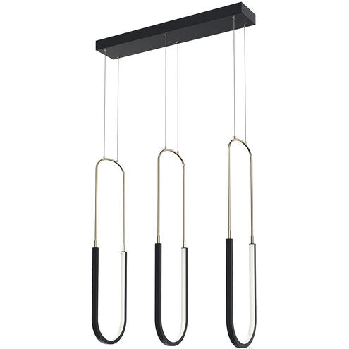 WAYAN Suspension Noir DEL INTÉGRÉ - 84315MBK | ELAN