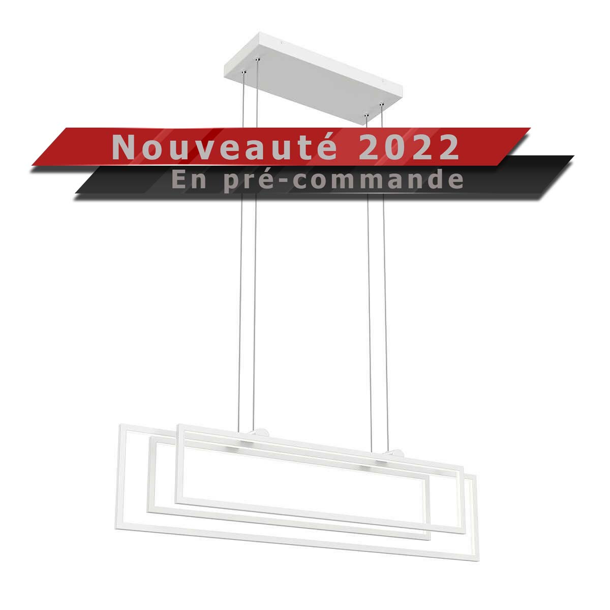 JESTIN Suspension Blanc DEL INTÉGRÉ - 84322WH | ELAN