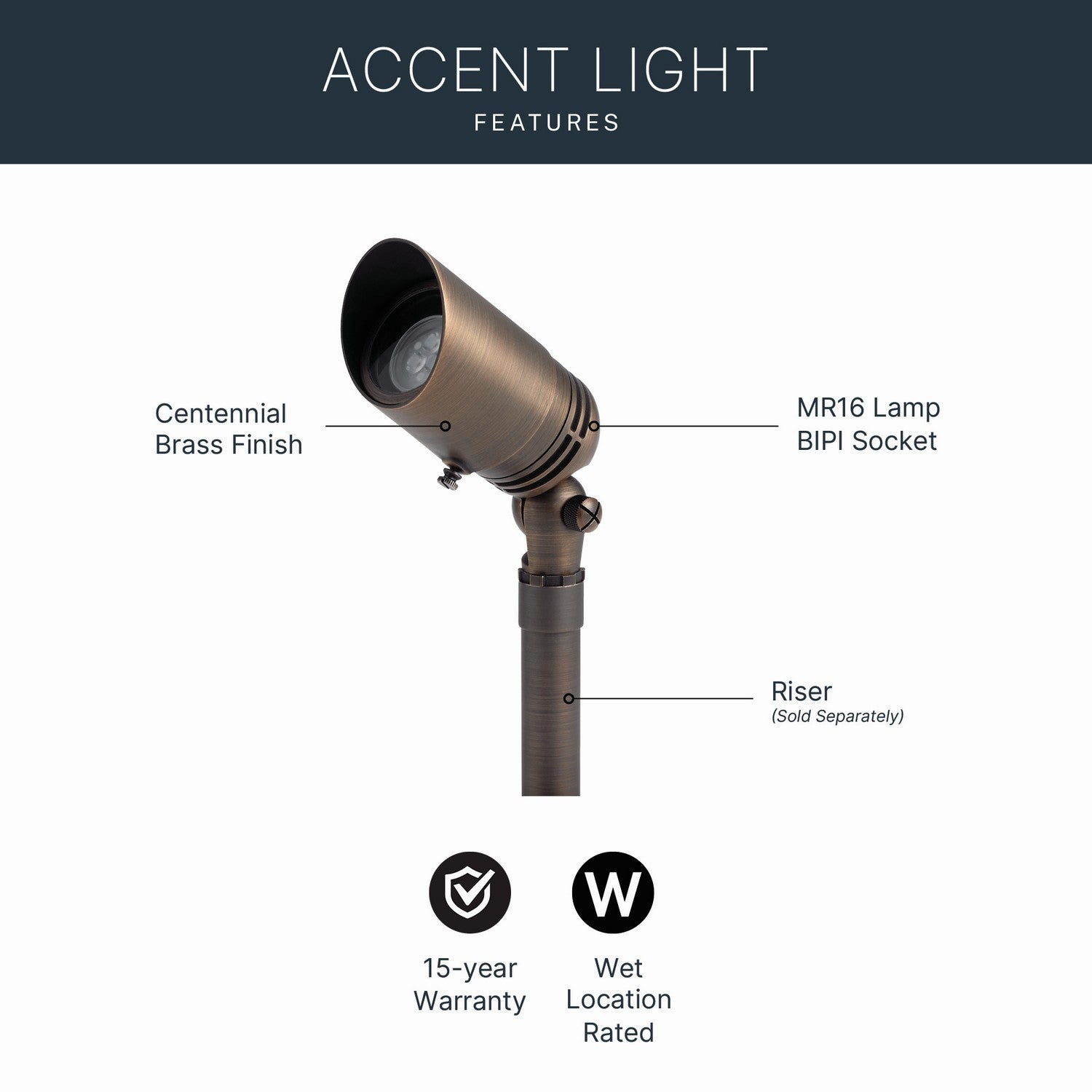 Luminaire d'accent 1 lumière