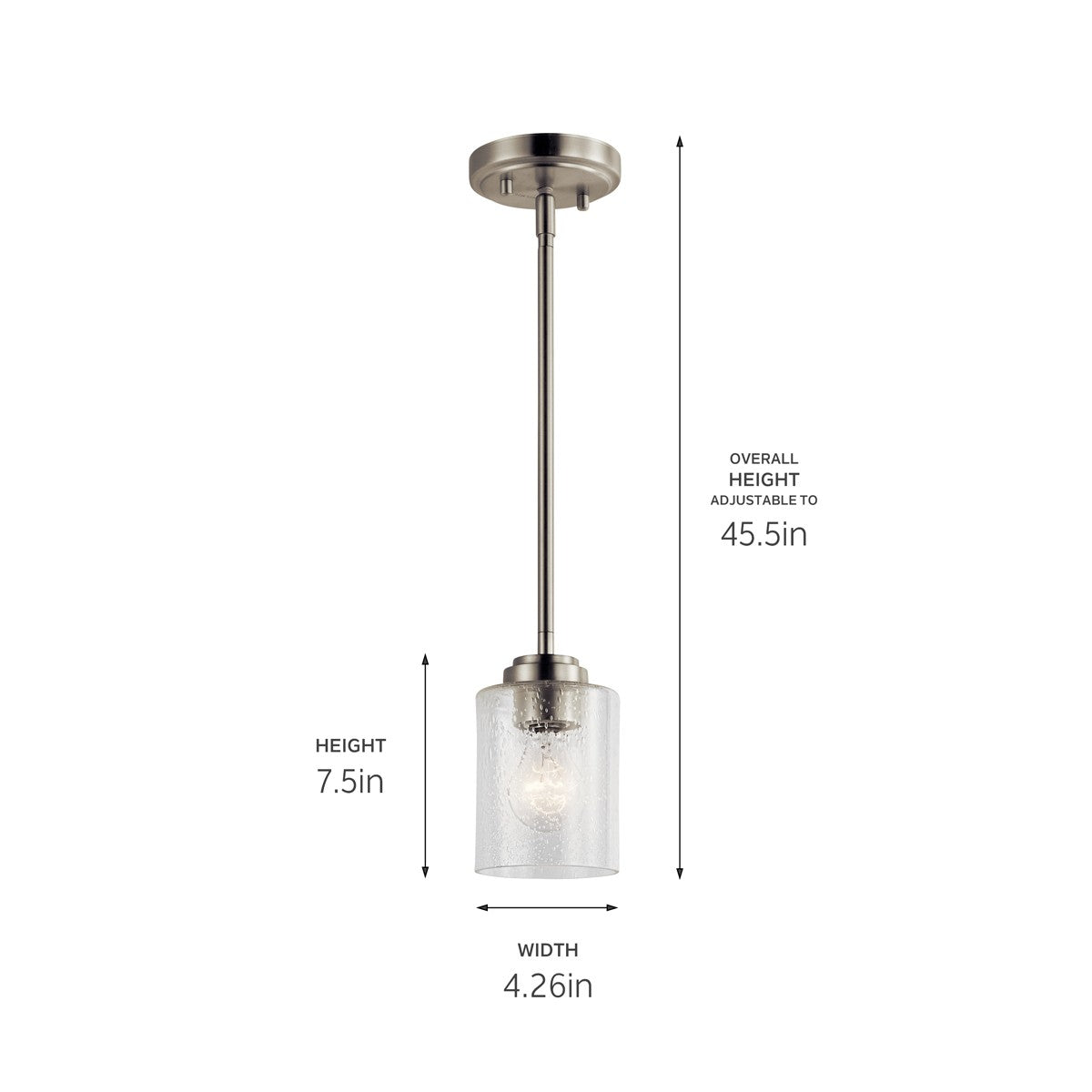 Mini-suspension 1 lumière | Winslow