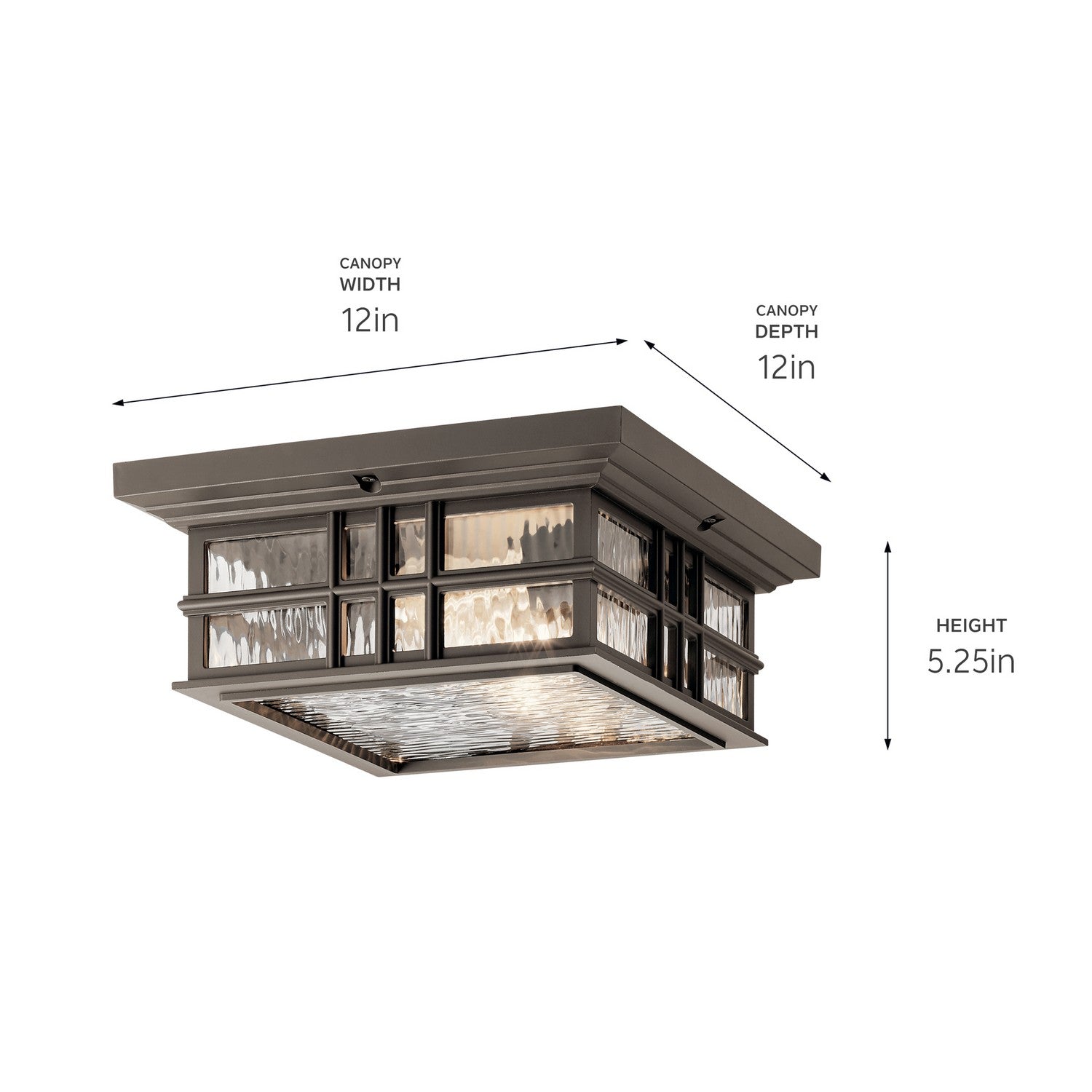 Plafonnier extérieur 2 lumières | Beacon Square