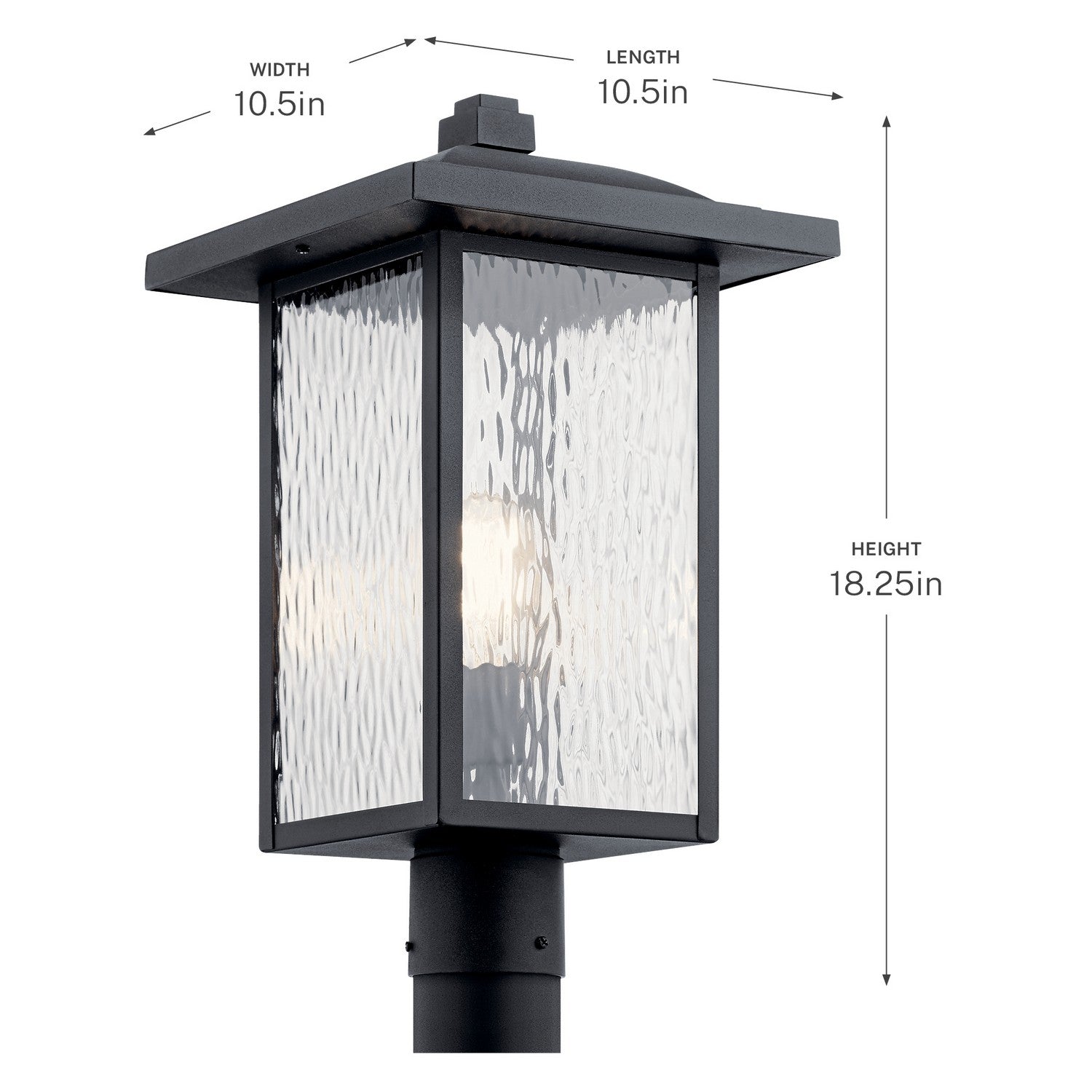 Lampadaire extérieur 1 lumière | Capanna