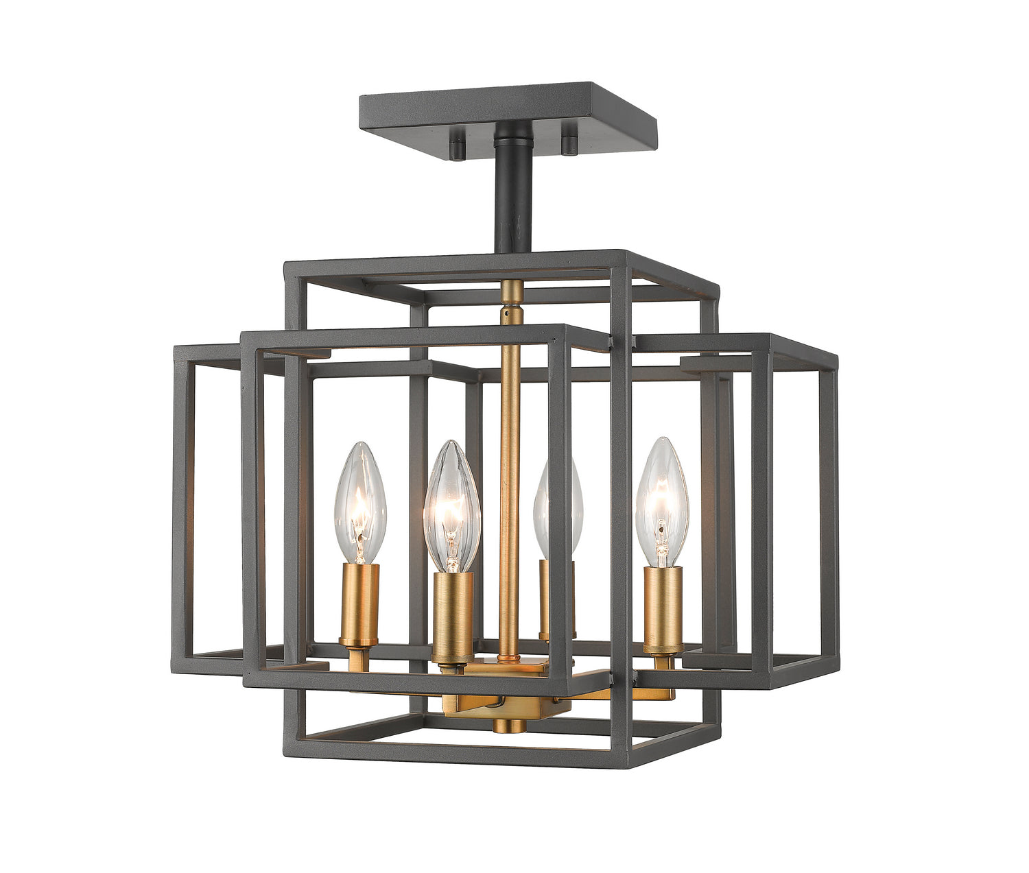 Semi-plafonnier 4 lumières | Titania