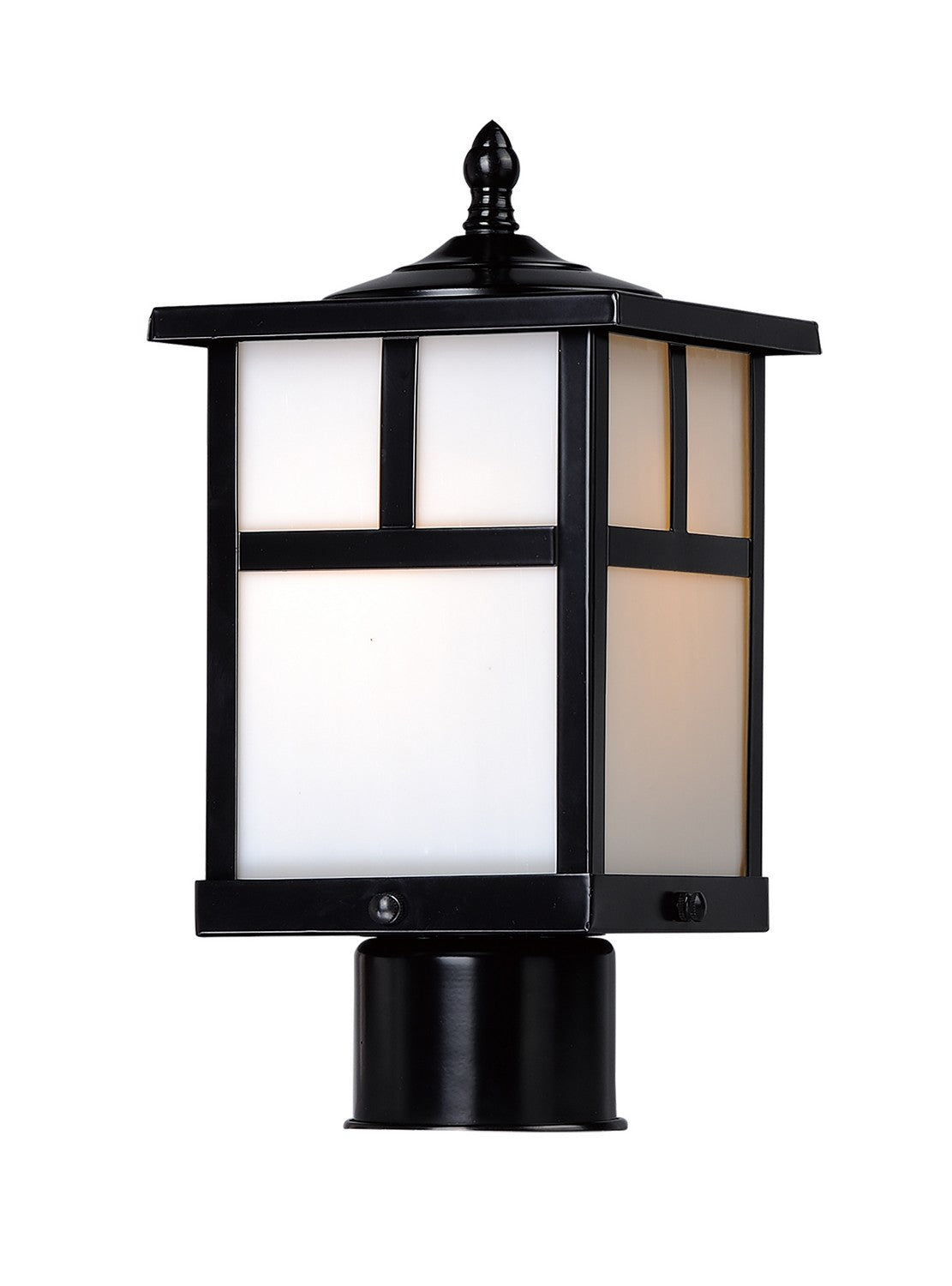 Maxim - Lanterne sur poteau extérieure 1 lumière | Coldwater - 4055WTBK