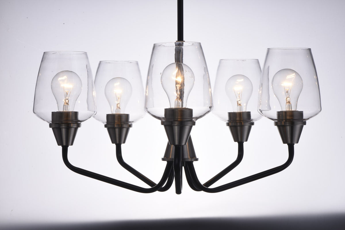 Lustre 5 lumières | Goblet