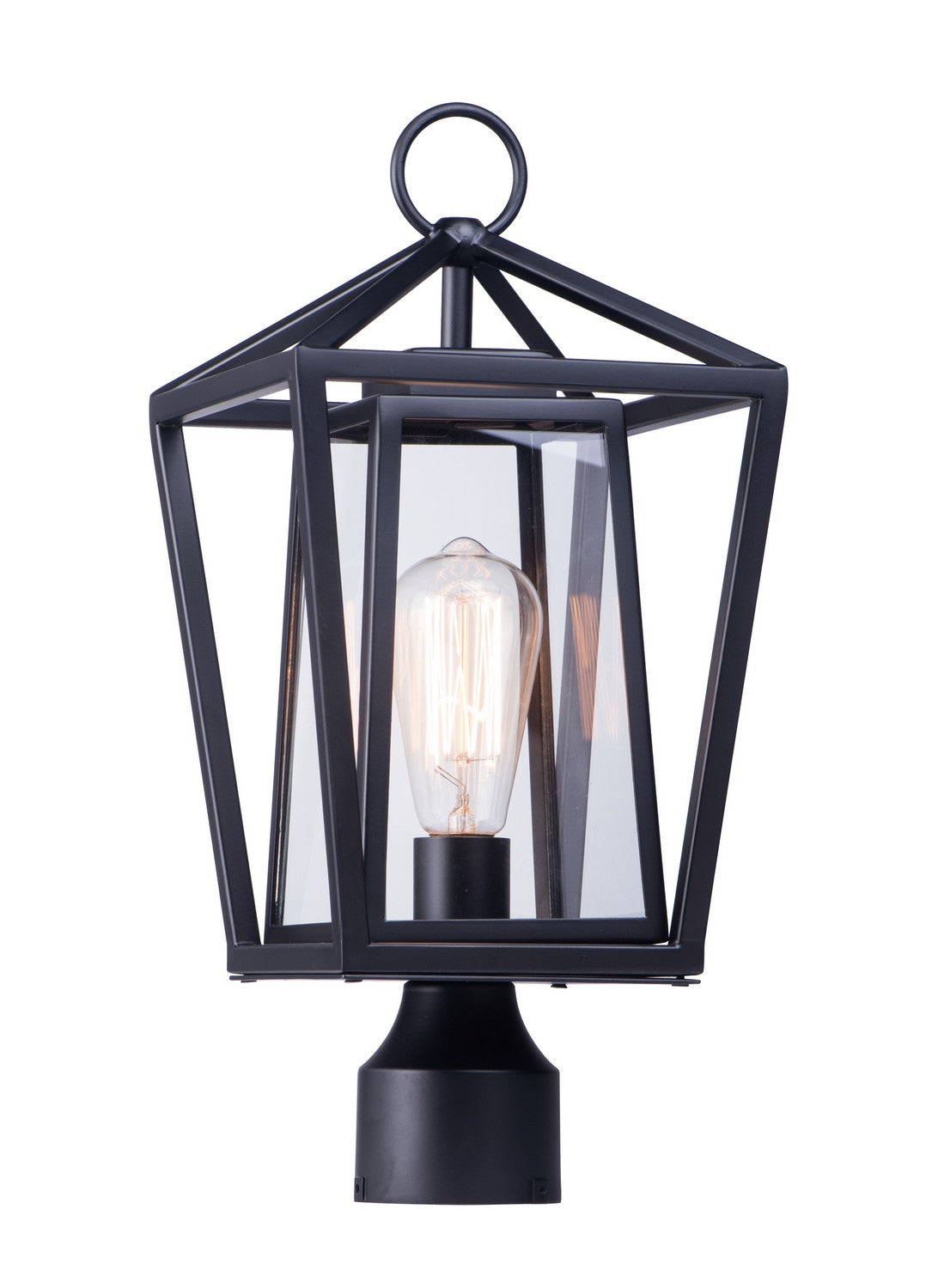 Maxim - Lanterne sur poteau extérieure 1 lumière | Artisan - 3171CLBK