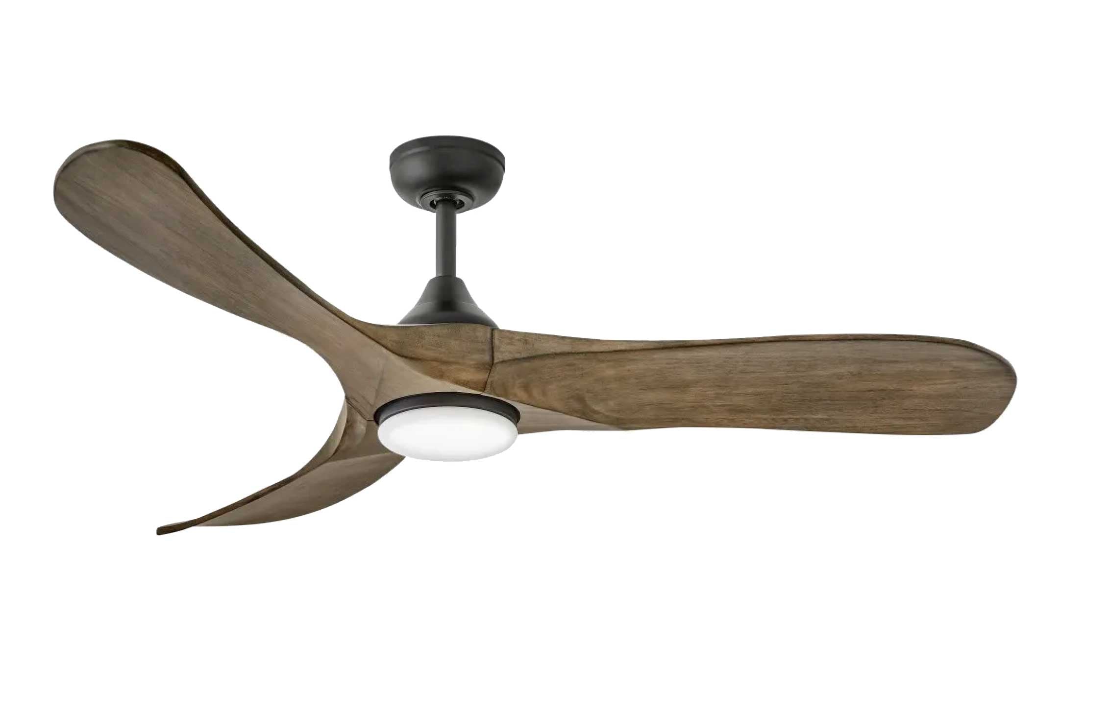 Ventilateur Noir mat et bois | SWELL LLUMINATED