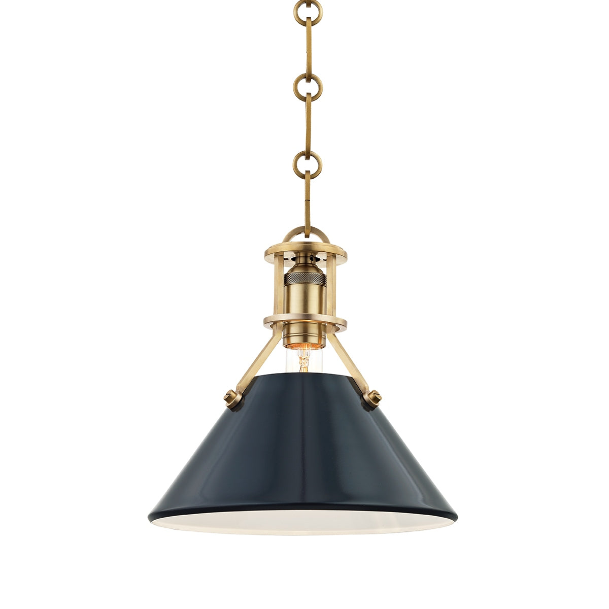 Suspension 1 lumière | Painted No. 2