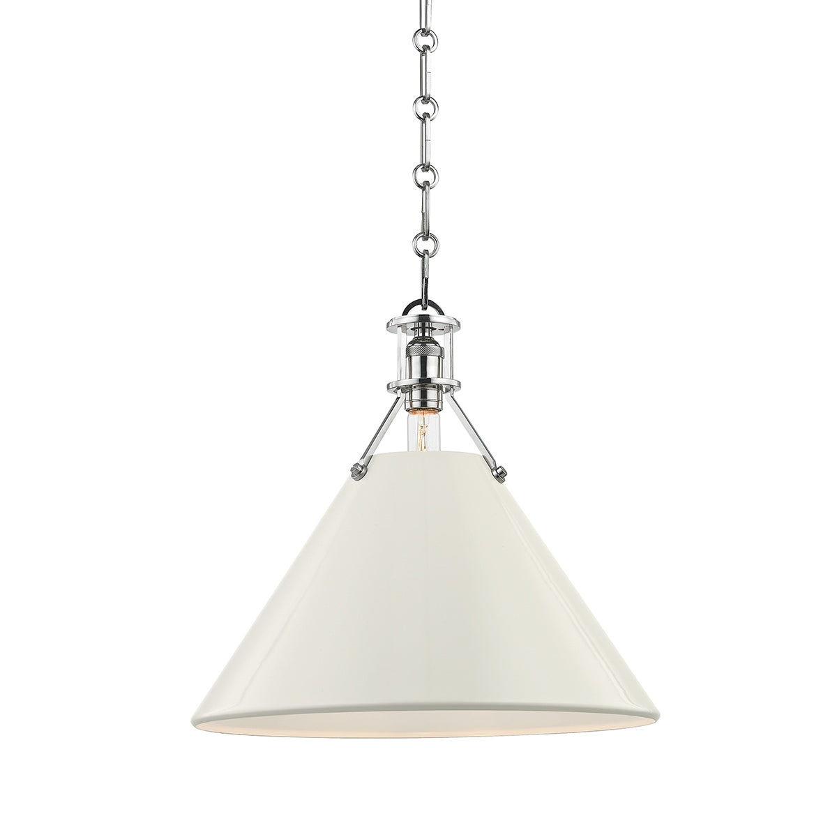 Suspension 1 lumière | Painted No. 2