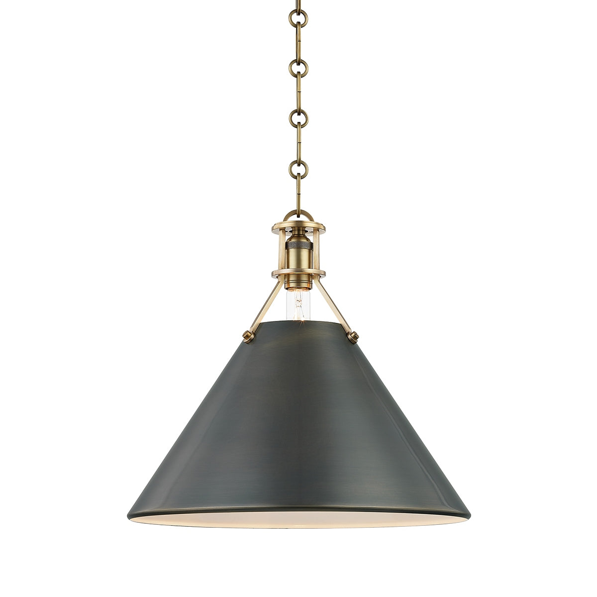 Suspension 1 lumière | Metal No. 2
