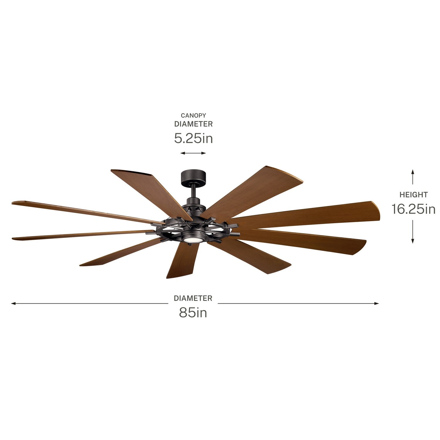 Ventilateur de plafond 85 po | Gentry Xl