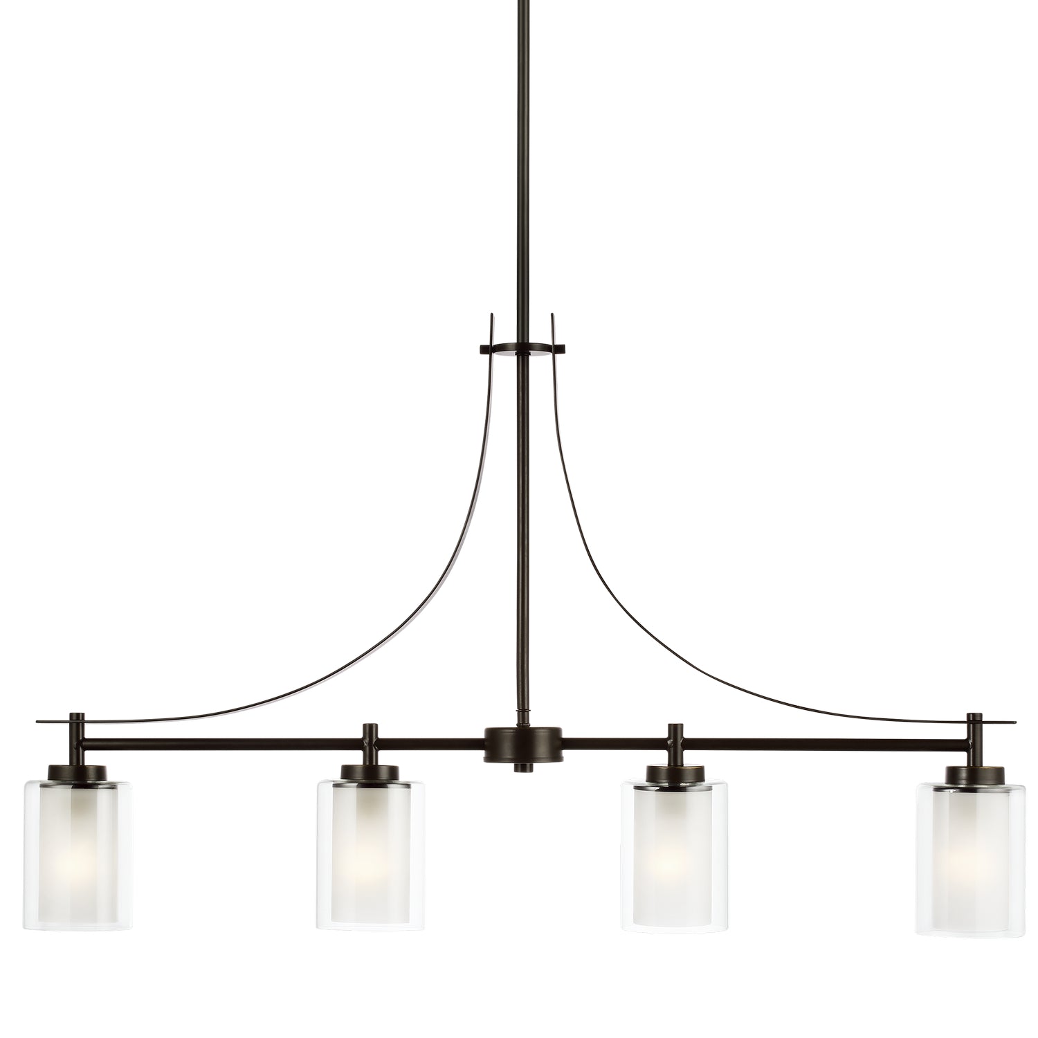 Suspension d'îlot 4 lumières | Elmwood Park