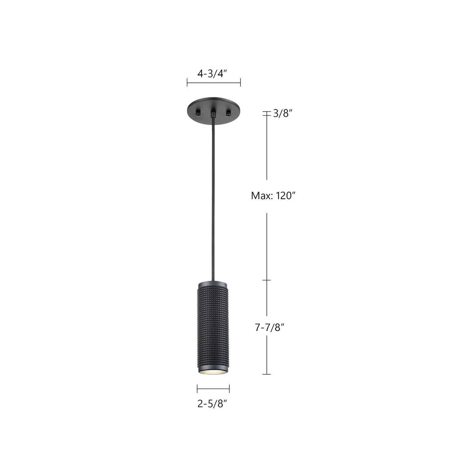 Suspension 1 lumière | Micro