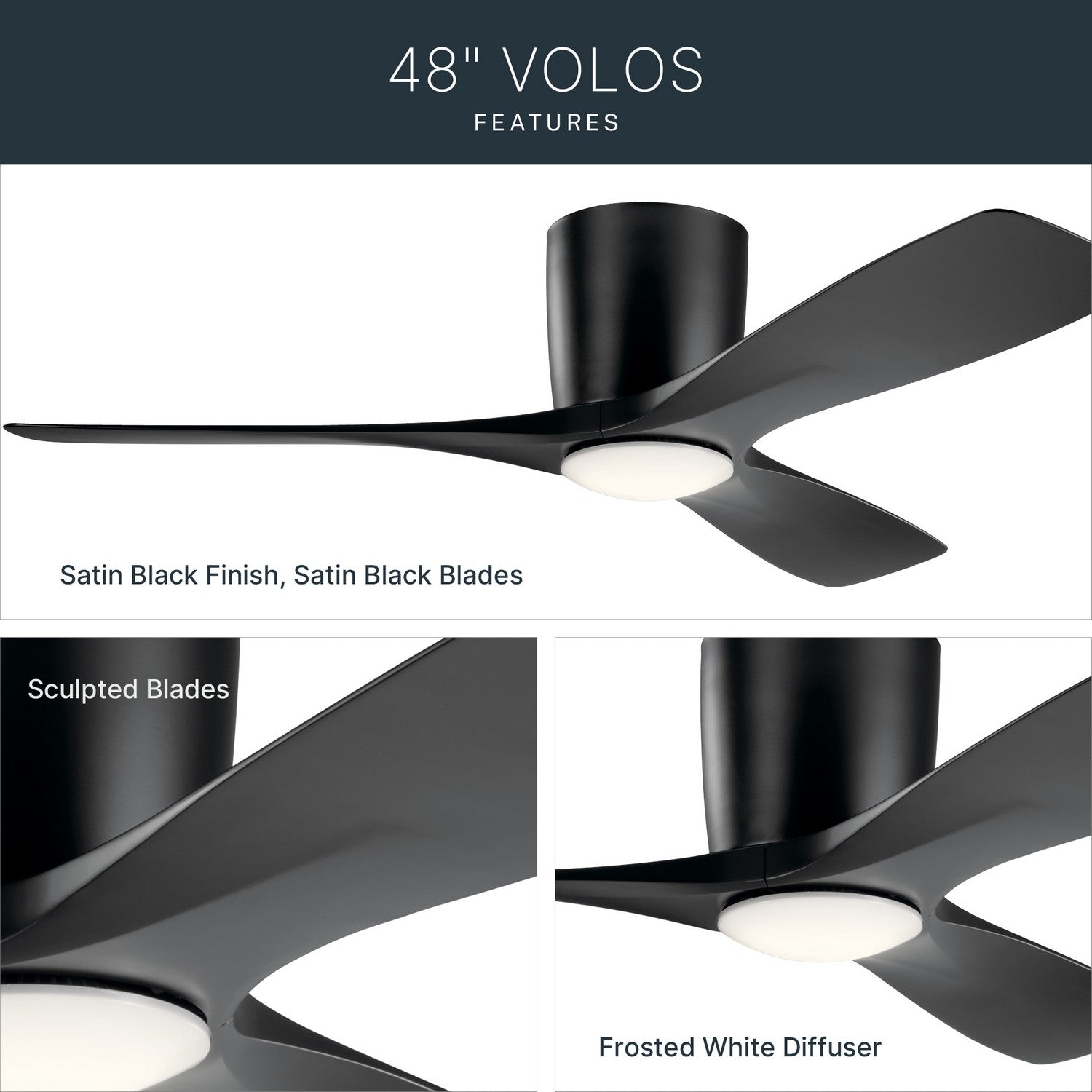 Ventilateur de plafond 48 po | Volos