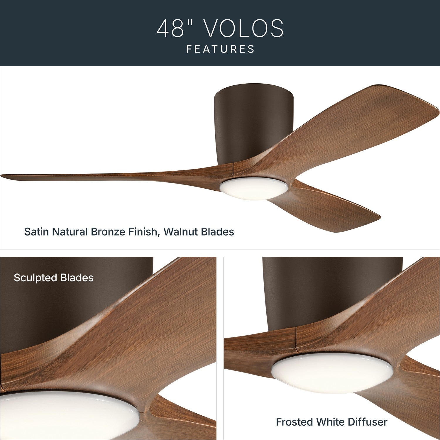Ventilateur de plafond 48 po | Volos