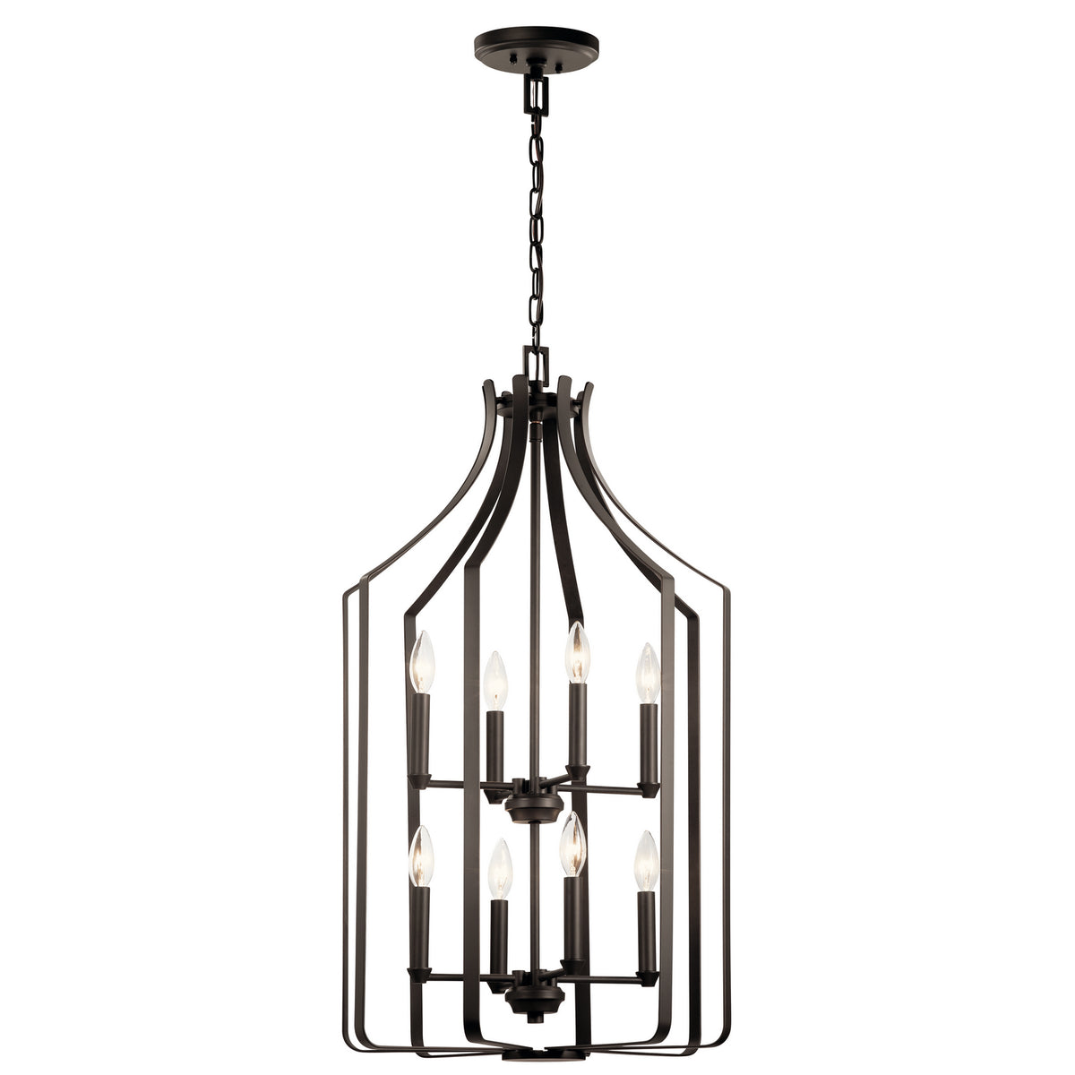 Lustre d'entrée 8 lumières | Morrigan