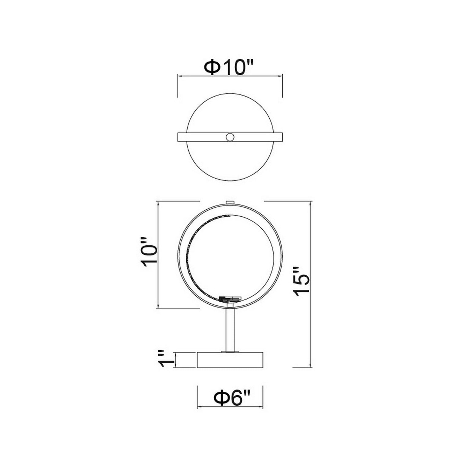 Lampe de table DEL | Da Vinci
