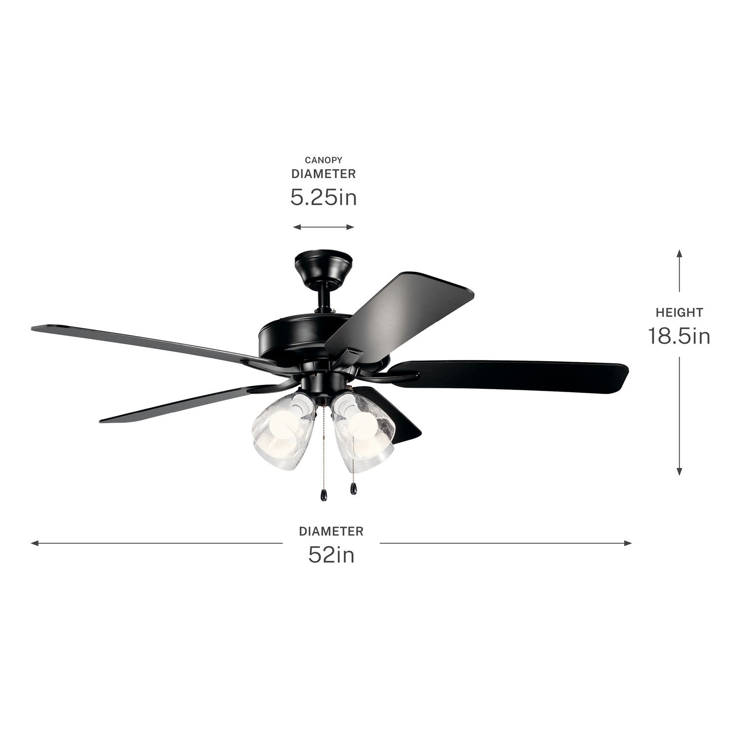 Ventilateur de plafond 52 po | Basics Pro Premier