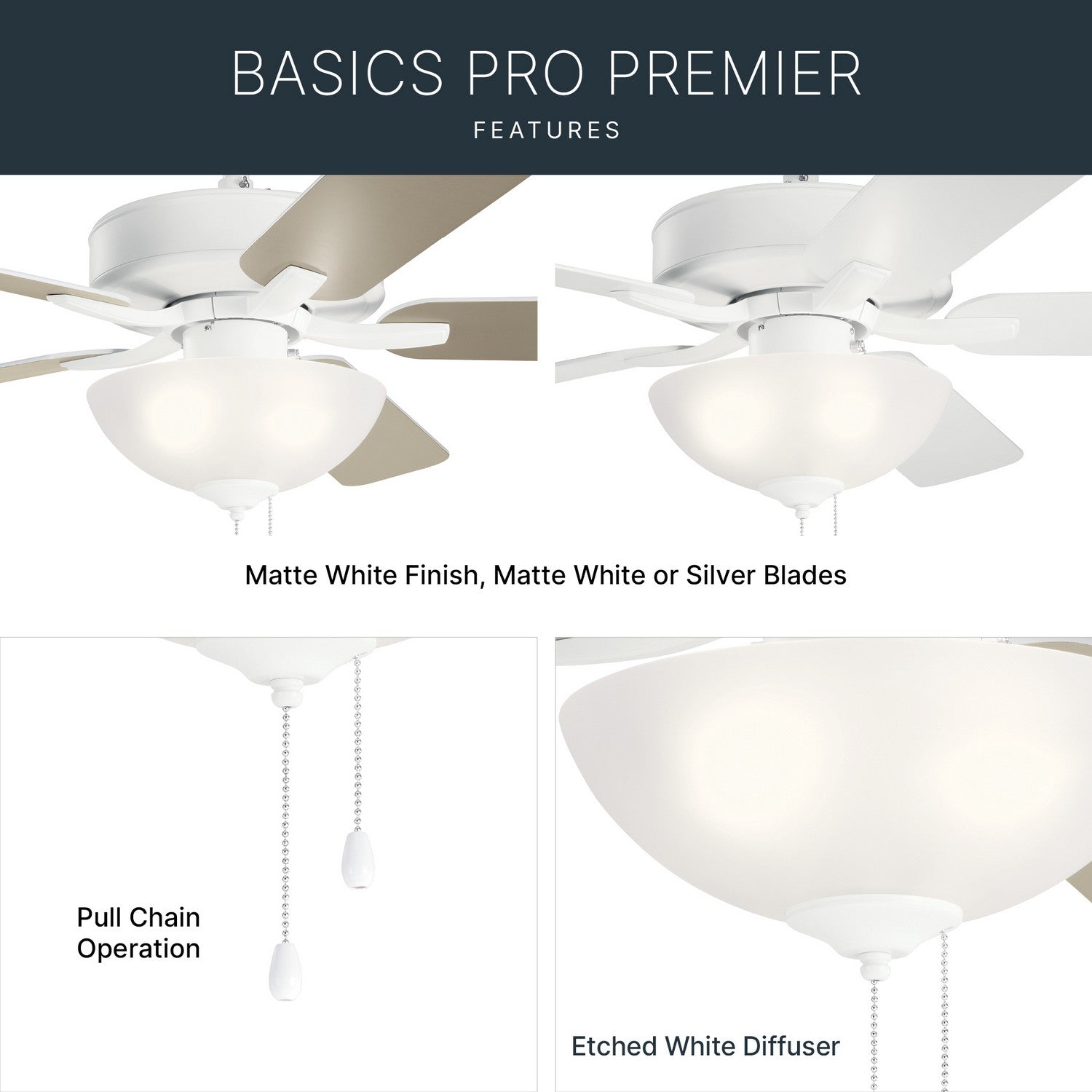 Ventilateur de plafond 52 po | Basics Pro Select