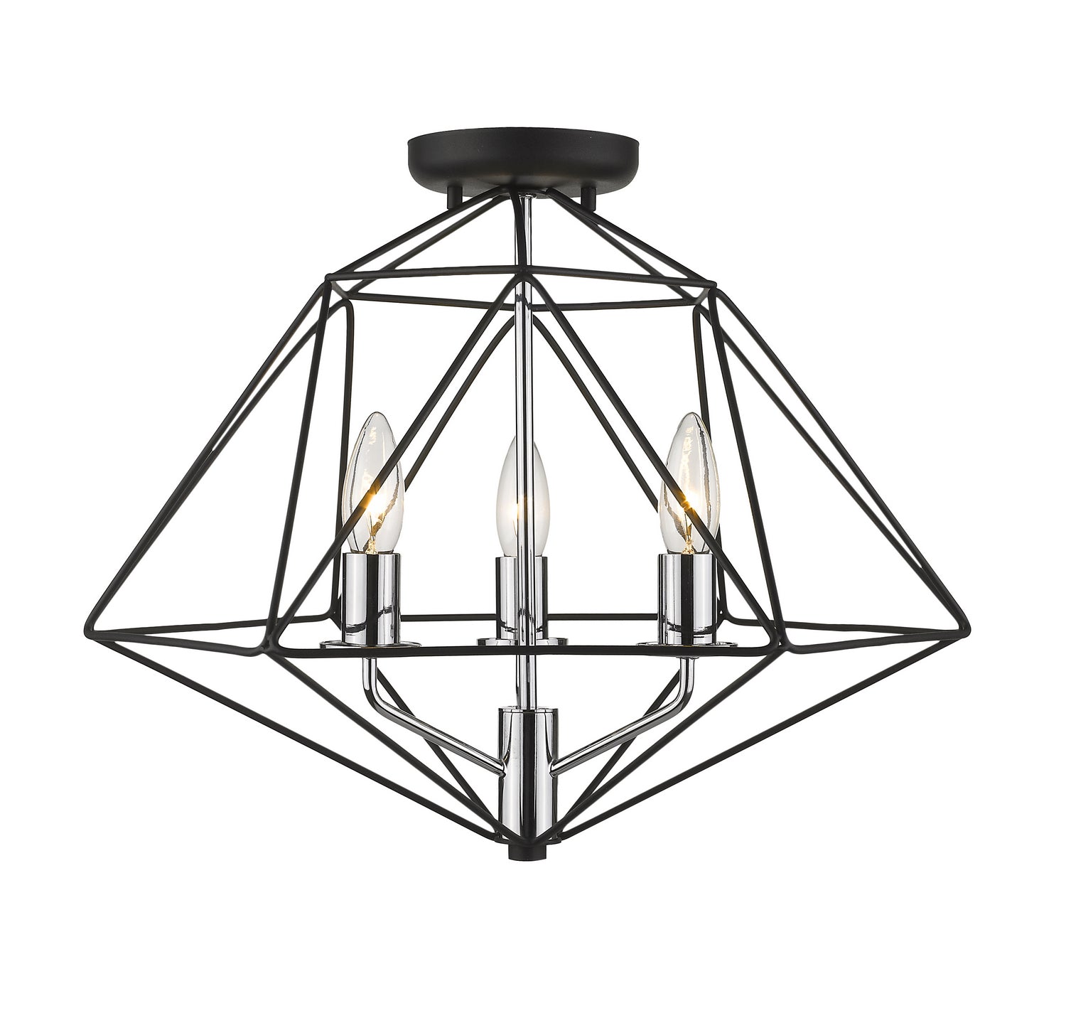 Semi-plafonnier 3 lumières | Geo