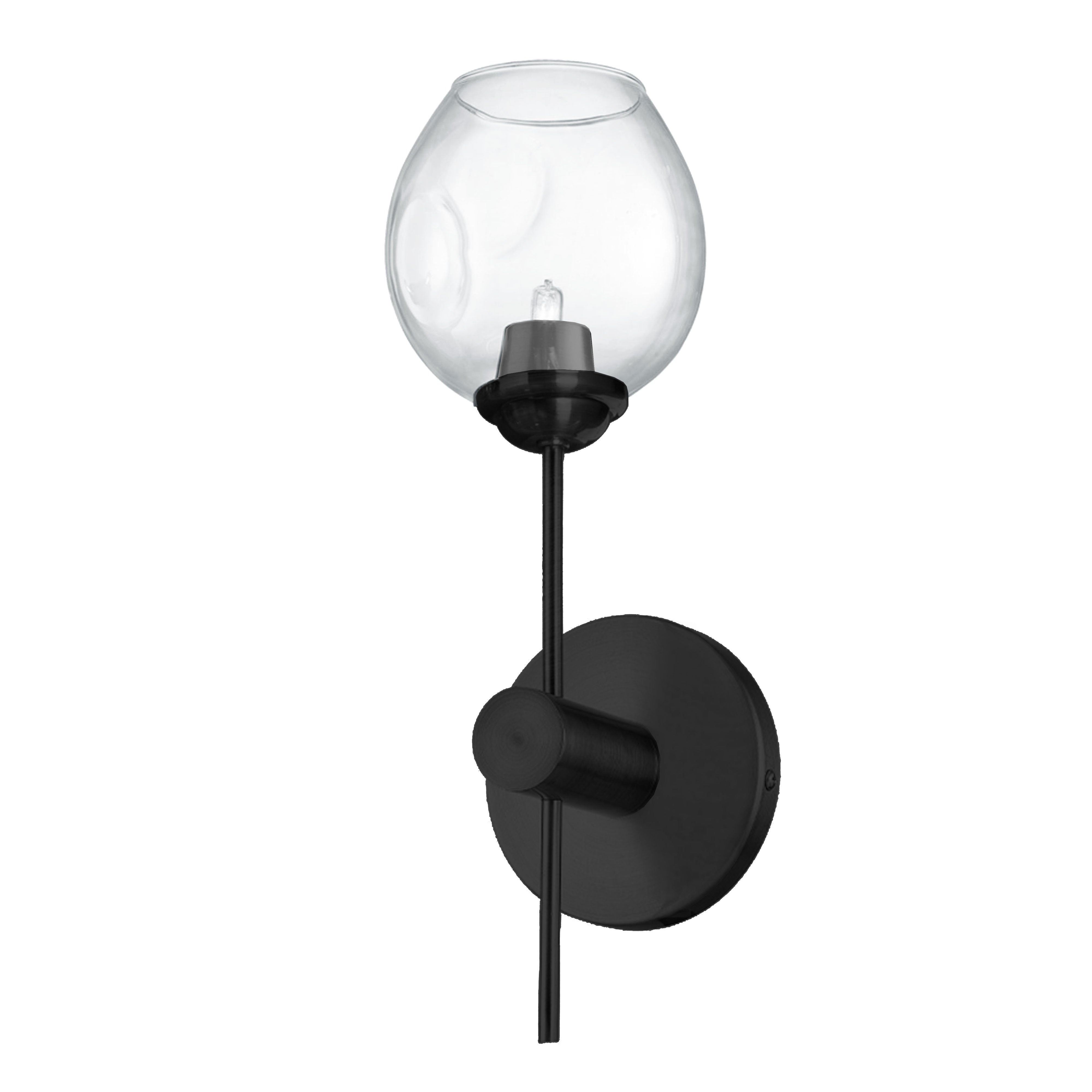 AB II Wall sconce Black - ABI-141W-MB-CLR | DAINOLITE