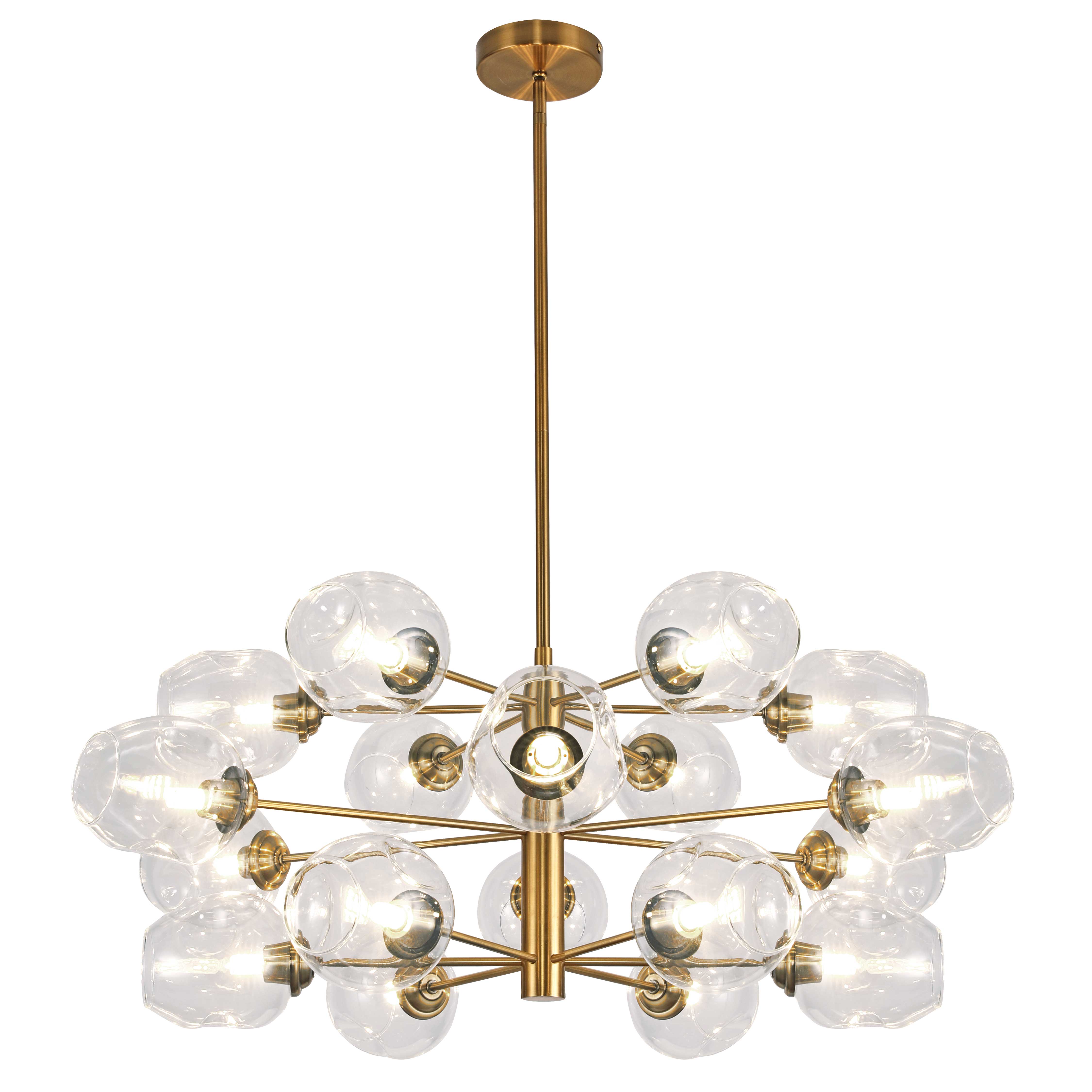 AB II Chandelier Bronze - ABI-3318C-VB-CLR | DAINOLITE