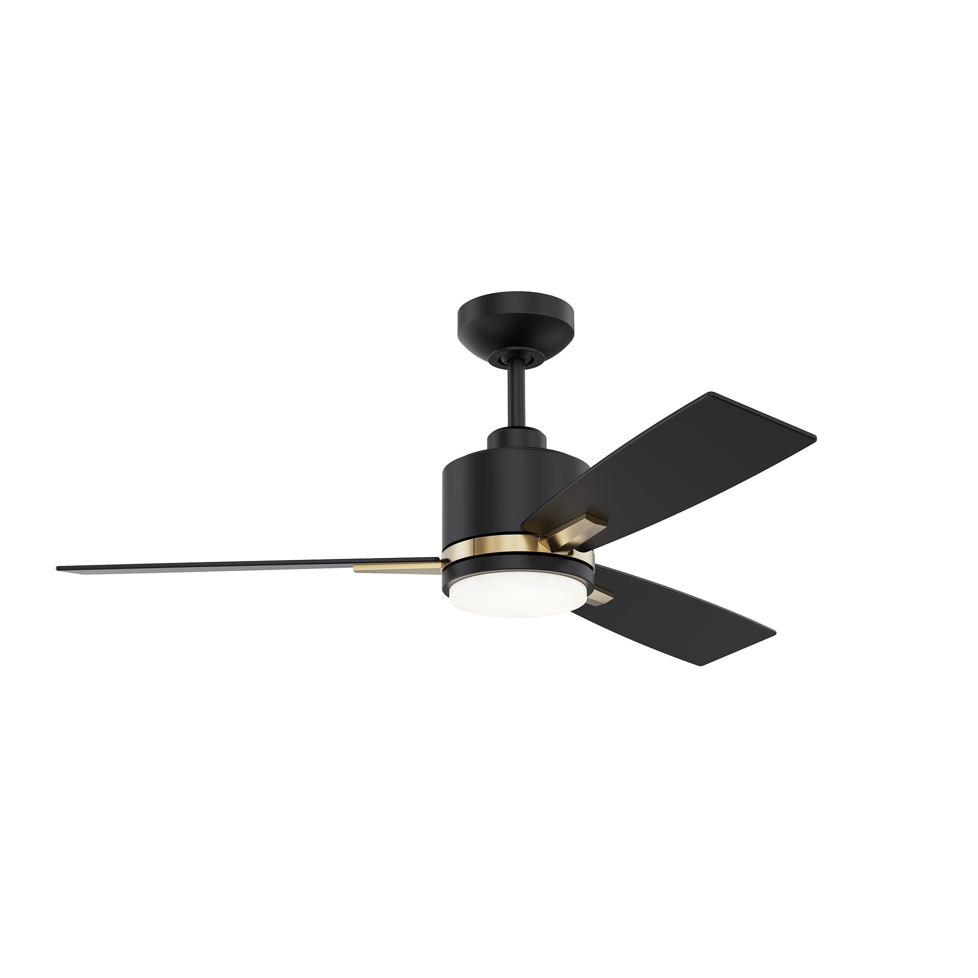 Ventilateur Noir mat et laiton | NUVEL