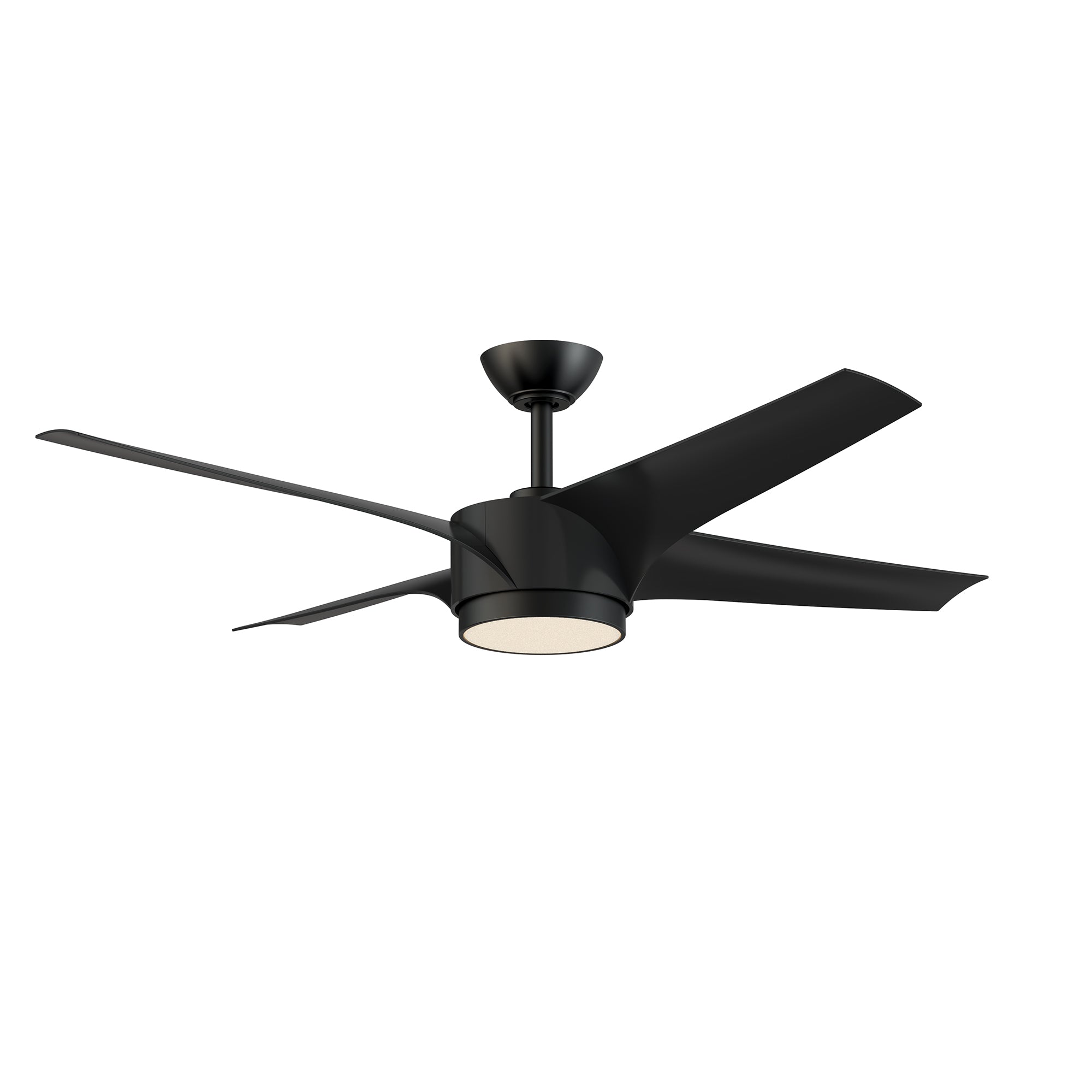 VELA Ventilateur Noir DEL INTÉGRÉ - AC30952-BLK | KENDAL