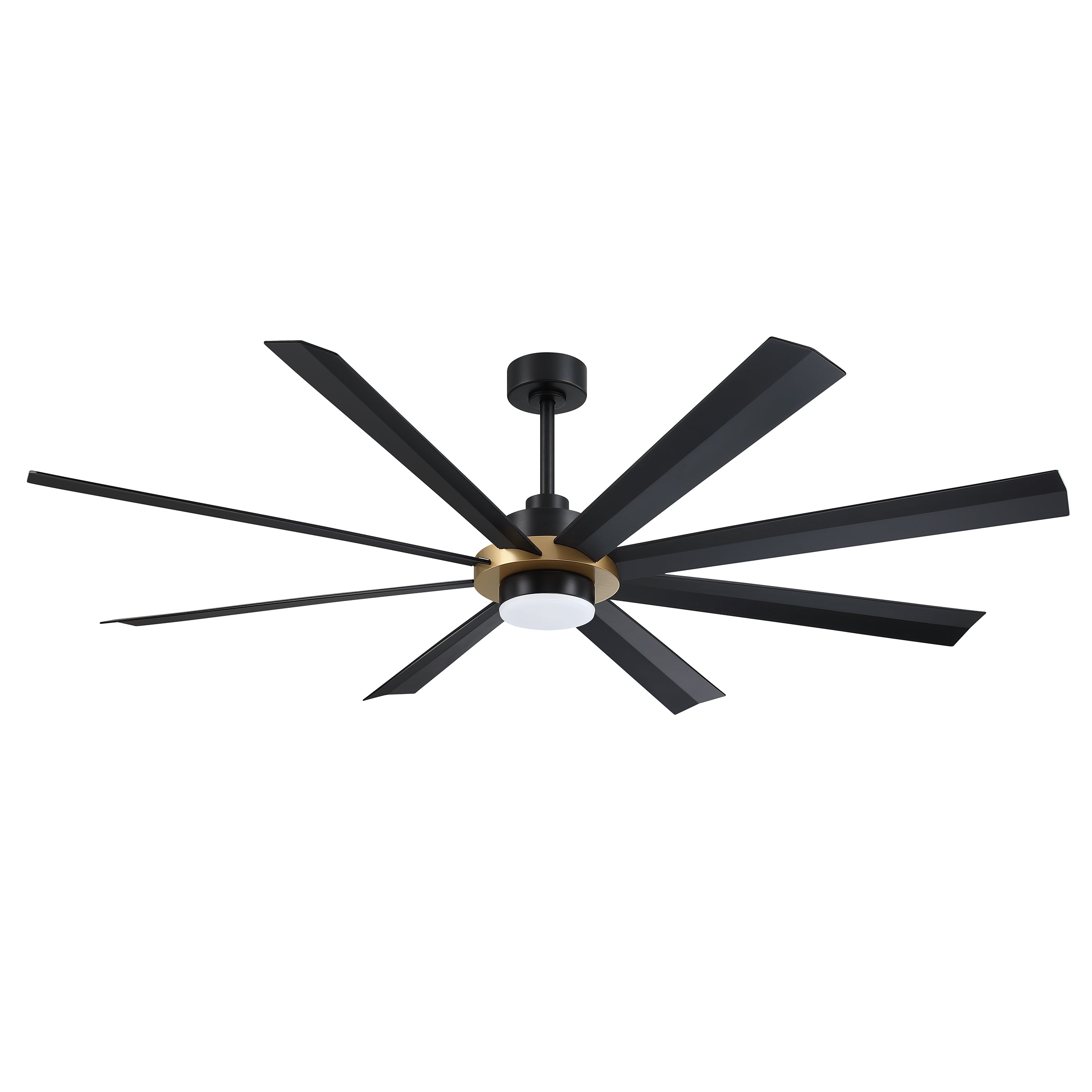 VENN Ventilateur Noir, Or DEL INTÉGRÉ - AC40572-BLK/OCB | KENDAL