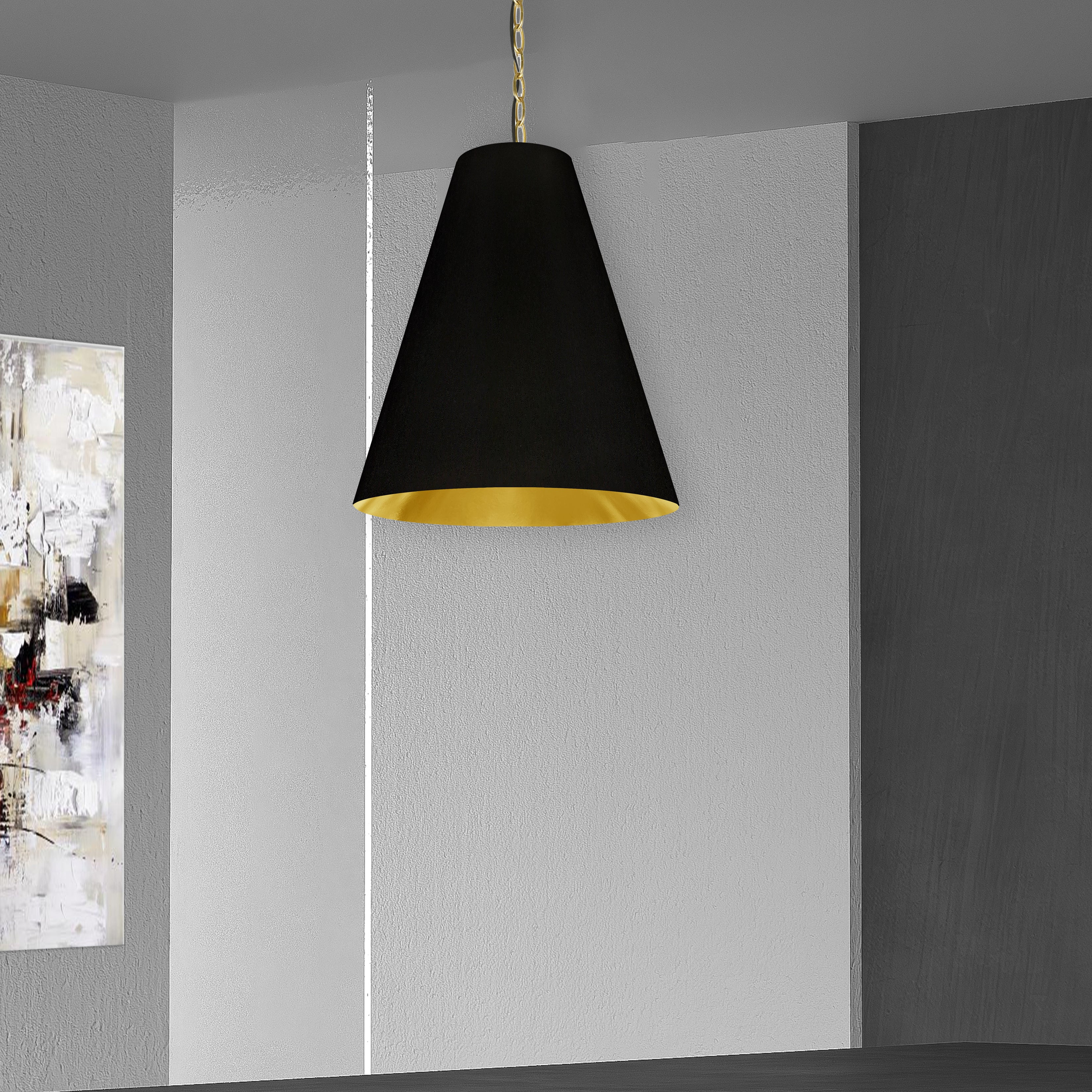 Luminaire suspendu Noir | ANAYA