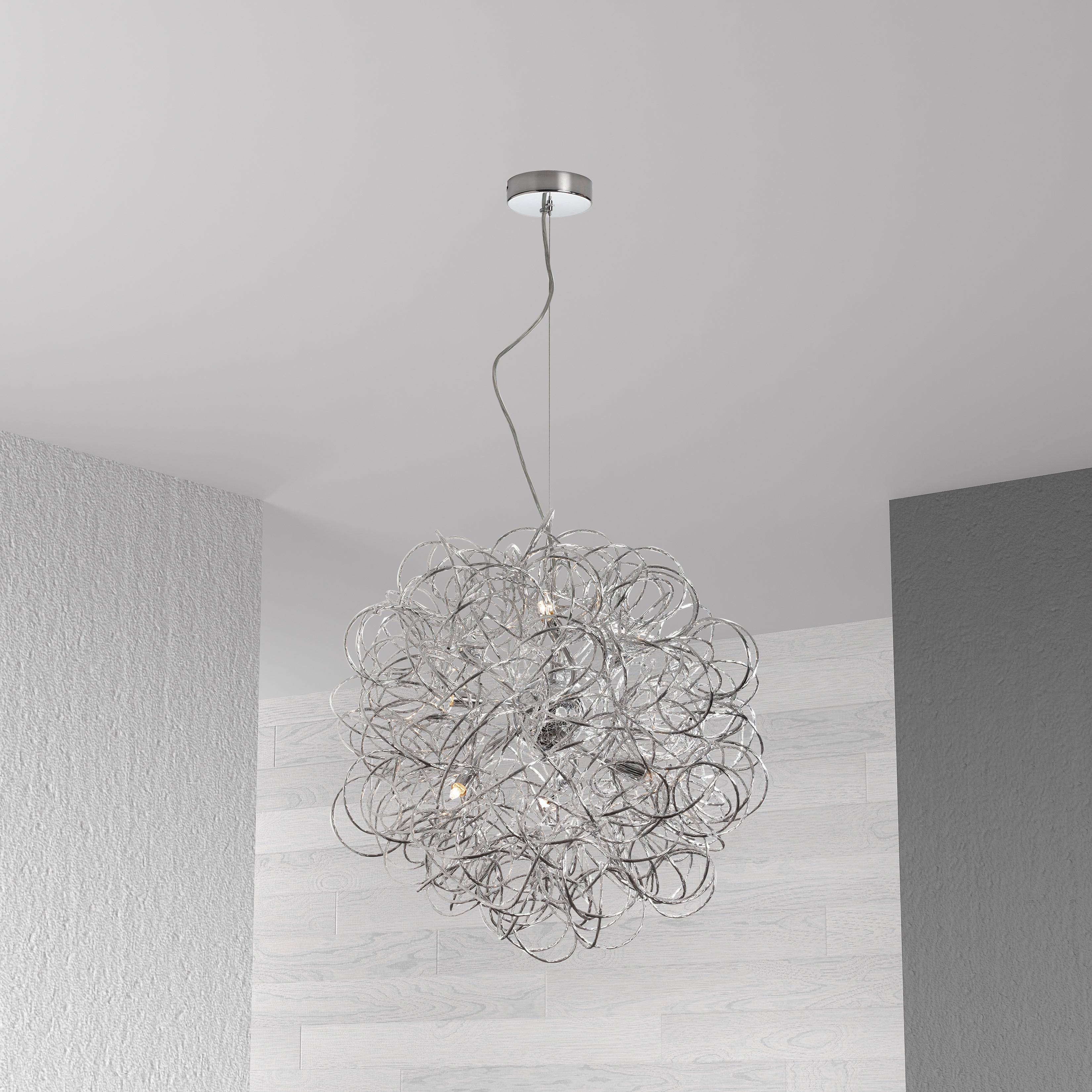 Luminaire suspendu Chrome poli | BAYA