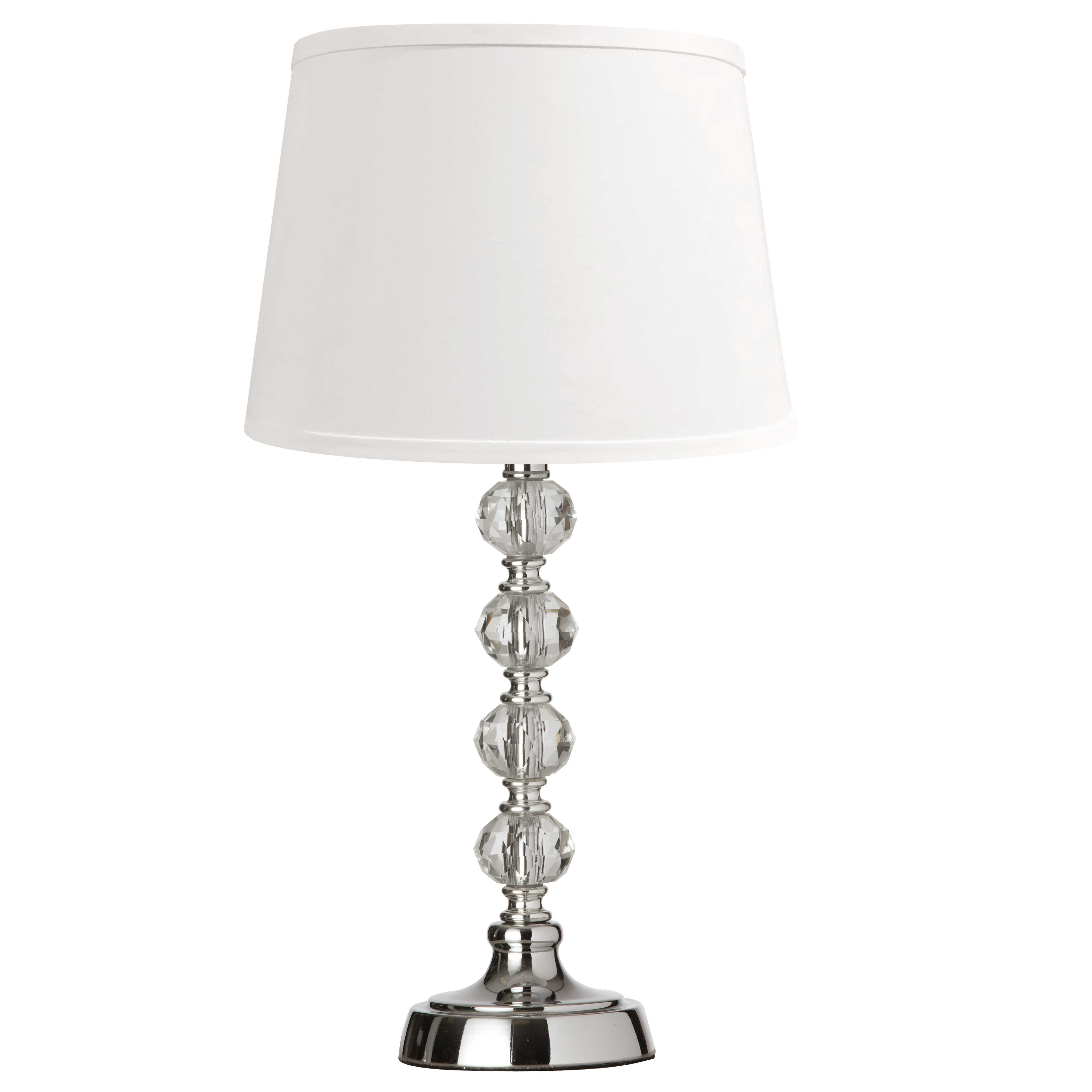CRYSTAL Lampe sur table Chrome - C13T-PC | DAINOLITE