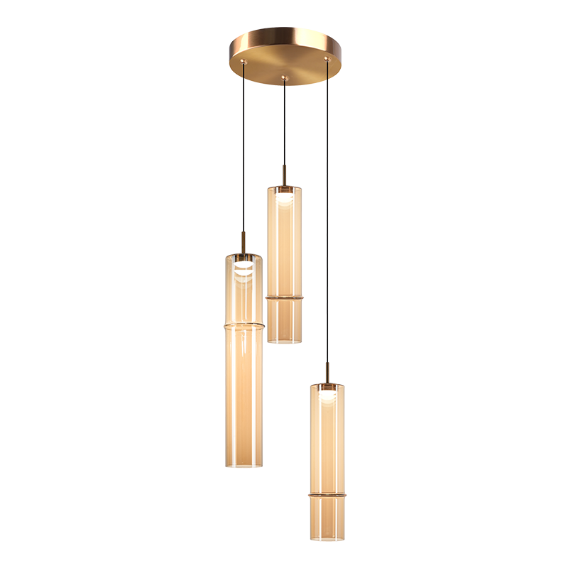 Luminaire suspendu | BAMBU - Laiton