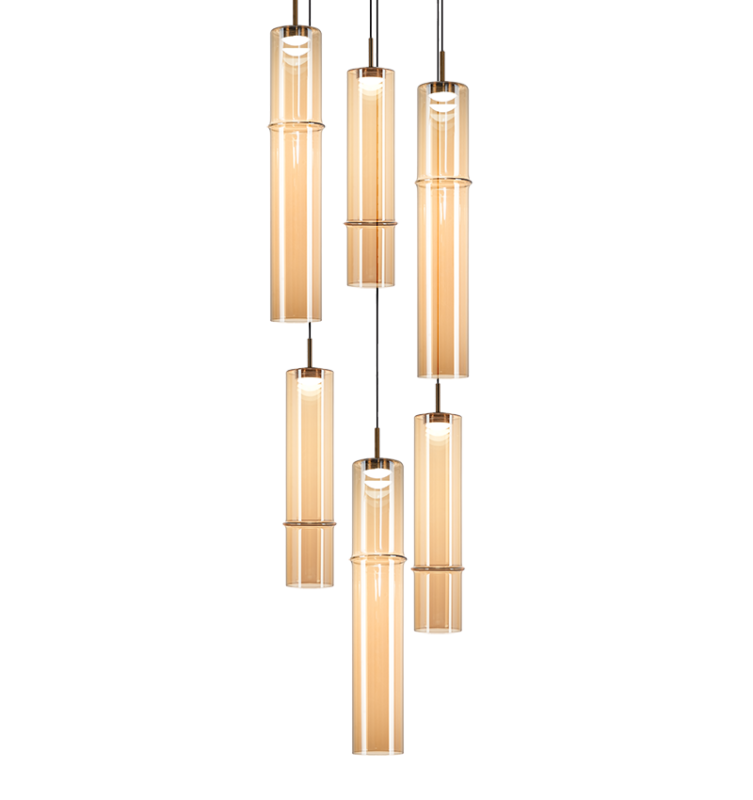 Luminaire suspendu | BAMBU - Laiton