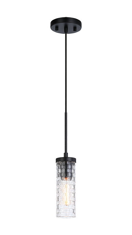 Luminaire suspendu | WEAVER - Noir