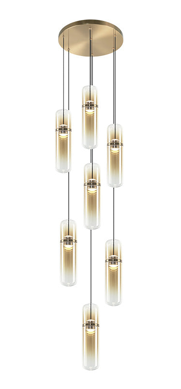 Luminaire suspendu | AMULET - Or champagne