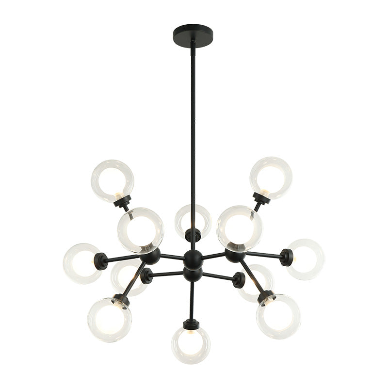 Luminaire suspendu | SOLARIS - Noir