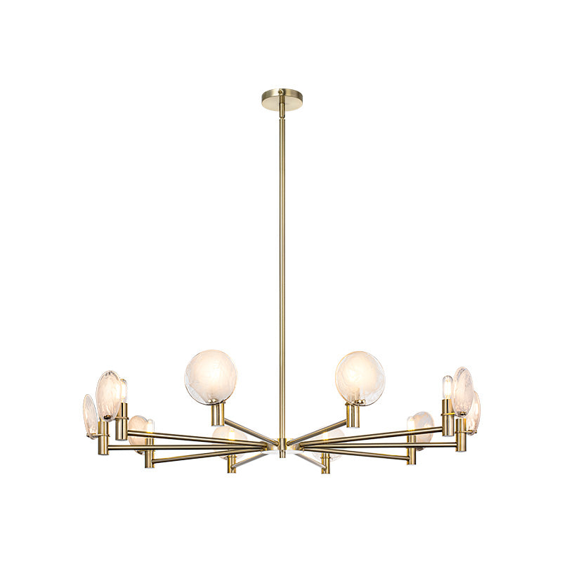 Luminaire suspendu Or champagne | CLOUDBURST - Or champagne