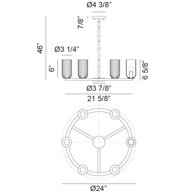 Luminaire suspendu | WESTLOCK - Laiton