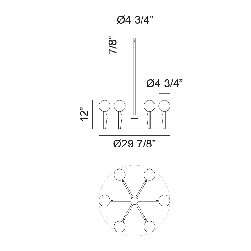 Luminaire suspendu | SCRIBEN - Laiton